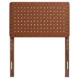 Sparta Weave Vegan Leather Twin Headboard