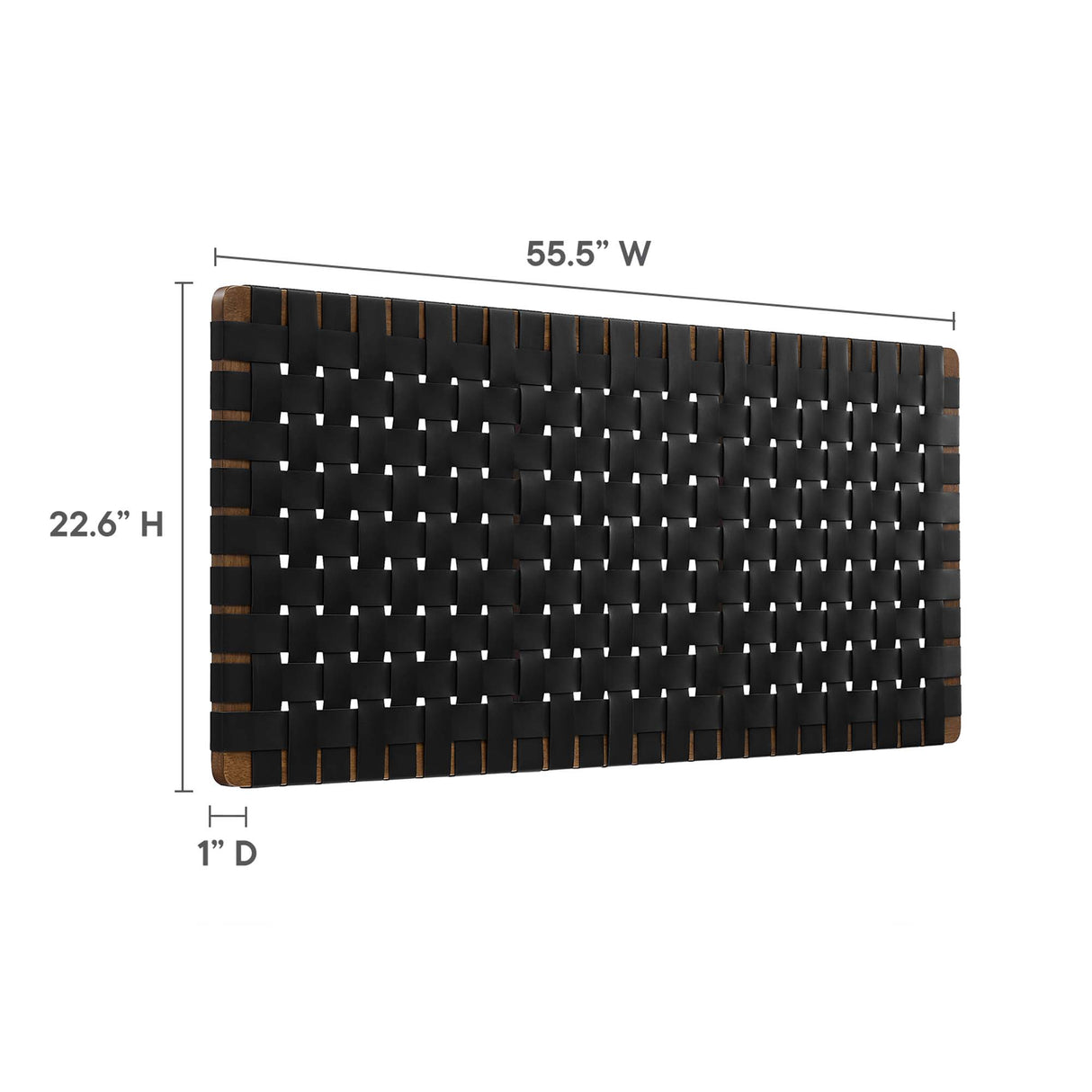 Sparta Weave Vegan Leather Full Headboard by Modway