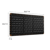 Sparta Weave Vegan Leather Full Headboard by Modway
