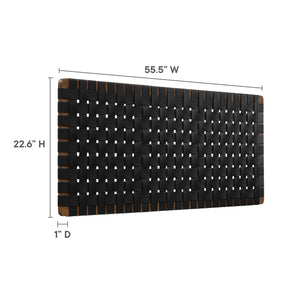 Sparta Weave Vegan Leather Full Headboard by Modway