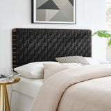 Sparta Weave Vegan Leather Full Headboard by Modway
