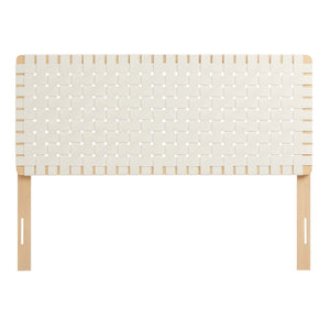 Sparta Weave Vegan Leather Full Headboard by Modway