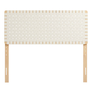 Sparta Weave Vegan Leather Full Headboard by Modway
