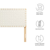 Sparta Weave Vegan Leather Full Headboard by Modway
