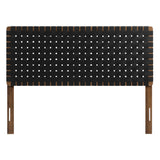 Sparta Weave Vegan Leather Full Headboard by Modway