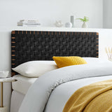 Sparta Weave Vegan Leather Full Headboard by Modway