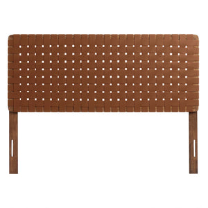 Sparta Weave Vegan Leather Full Headboard by Modway