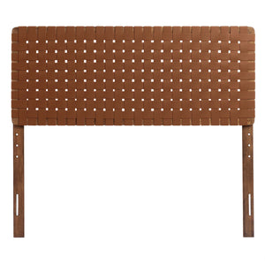 Sparta Weave Vegan Leather Full Headboard by Modway