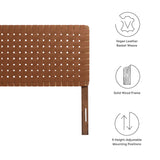 Sparta Weave Vegan Leather Full Headboard by Modway