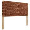 Sparta Weave Vegan Leather Queen Headboard by Modway