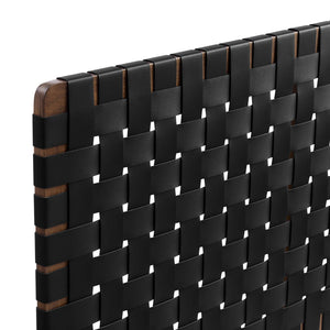 Sparta Weave Vegan Leather Queen Headboard by Modway