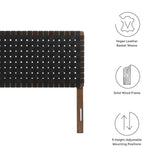 Sparta Weave Vegan Leather Queen Headboard by Modway