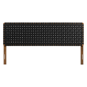 Sparta Weave Vegan Leather King Headboard by Modway
