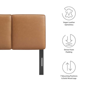 Lindee Vegan Leather Twin Headboard by Modway