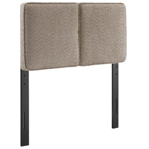 Lindee Boucle Fabric Twin Headboard by Modway