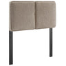 Lindee Boucle Fabric Twin Headboard by Modway