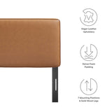 Lindee Vegan Leather Queen Headboard by Modway