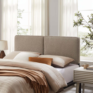 Lindee Boucle Fabric Queen Headboard by Modway