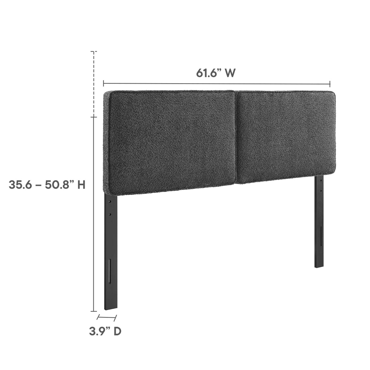 Lindee Boucle Fabric Queen Headboard by Modway