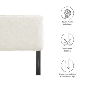 Lindee Boucle Fabric King Headboard by Modway