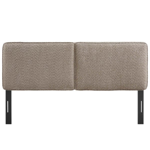 Lindee Boucle Fabric King Headboard by Modway