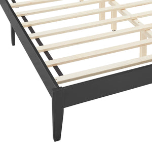 Sirocco Rattan and Wood King Platform Bed by Modway