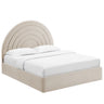 Solana Arched Performance Velvet Full Platform Bed