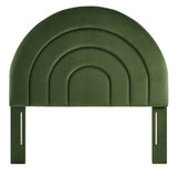 Solana Arched Performance Velvet Twin Headboard by Modway