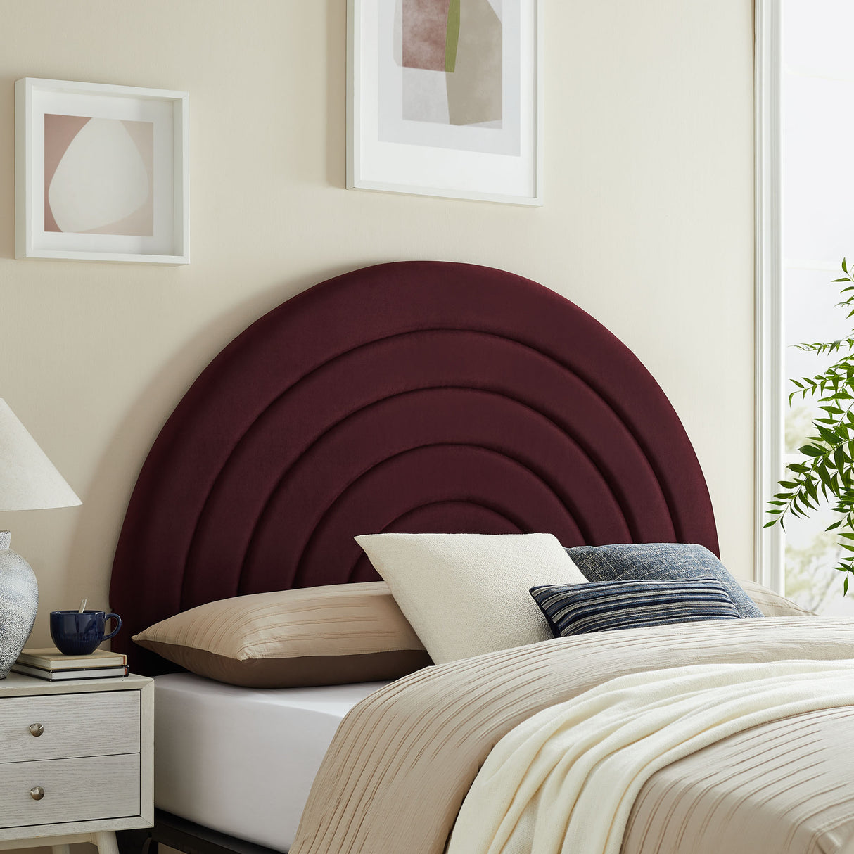 Solana Arched Performance Velvet Full Headboard by Modway