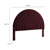 Solana Arched Performance Velvet Full Headboard by Modway