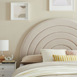 Solana Arched Performance Velvet King Headboard