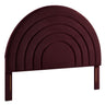 Solana Arched Performance Velvet King Headboard