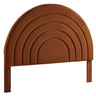 Solana Arched Performance Velvet King Headboard