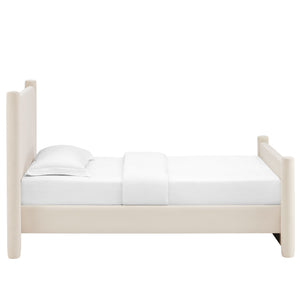 Rael Performance Velvet Twin Platform Bed by Modway