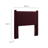 Rael Performance Velvet Twin Headboard by Modway
