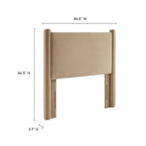 Rael Performance Velvet Twin Headboard by Modway