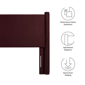 Rael Performance Velvet Queen Headboard by Modway