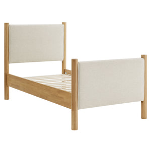 Maven Twin Size Fabric Upholstered Platform Bed by Modway