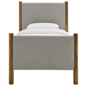 Maven Twin Size Fabric Upholstered Platform Bed by Modway