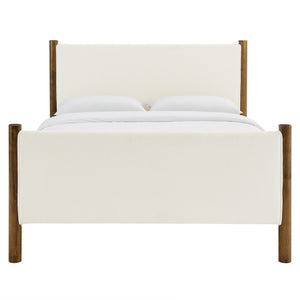 Maven Full Size Boucle Upholstered Platform Bed by Modway