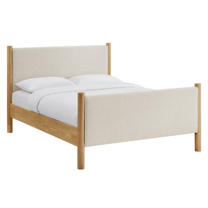 Maven Queen Size Fabric Upholstered Platform Bed by Modway