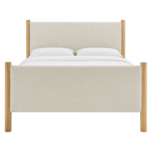 Maven Queen Size Fabric Upholstered Platform Bed by Modway
