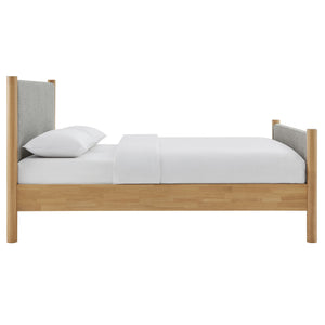 Maven Queen Size Fabric Upholstered Platform Bed by Modway