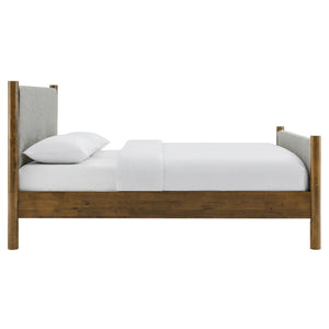 Maven Queen Size Fabric Upholstered Platform Bed by Modway