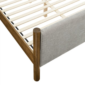 Maven Queen Size Fabric Upholstered Platform Bed by Modway