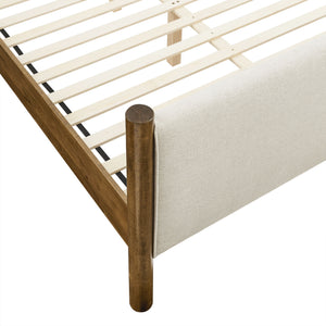Maven King Size Fabric Upholstered Platform Bed by Modway