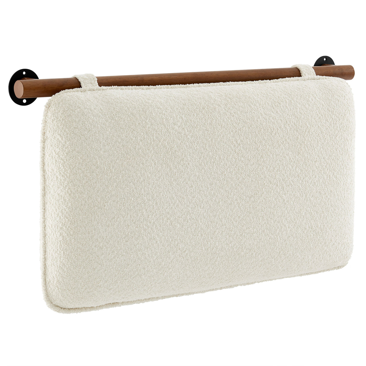 Anela Wall-Mounted Chenille Upholstered Twin Headboard