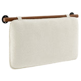 Anela Wall-Mounted Chenille Upholstered Twin Headboard