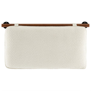 Anela Wall-Mounted Chenille Upholstered Twin Headboard
