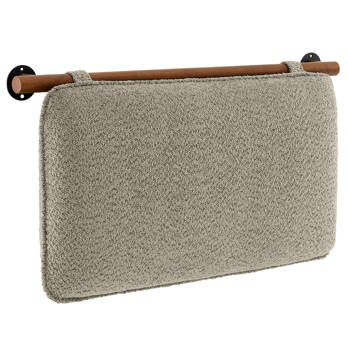 Anela Wall-Mounted Chenille Upholstered Twin Headboard